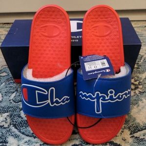 Champion Men's Super Slide Split Script CB Sandal